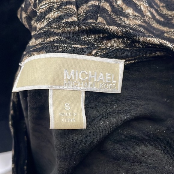 Michael Kors (Michael) Animal Print Ruffled Dress | Size S - Picture 4 of 6